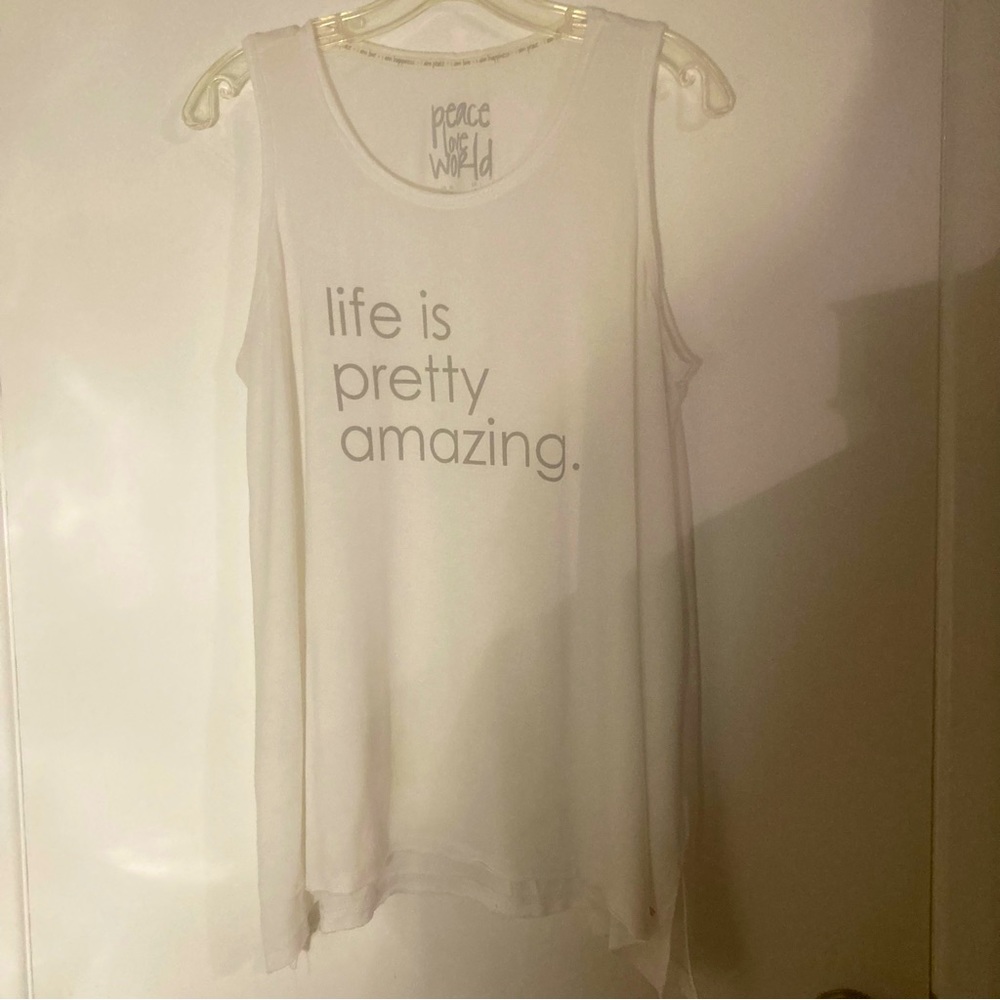 Peace Love World Tank Top
